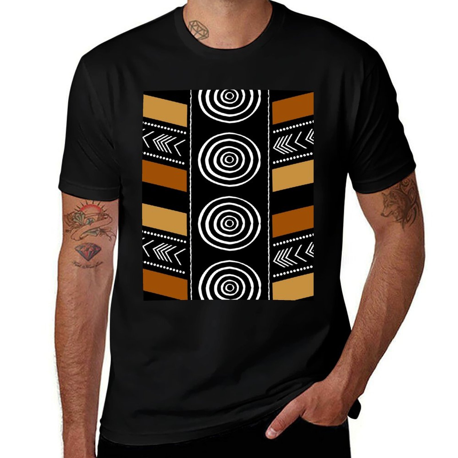 African Mud Cloth Artistry Art - Mudcloth Print Top review and price