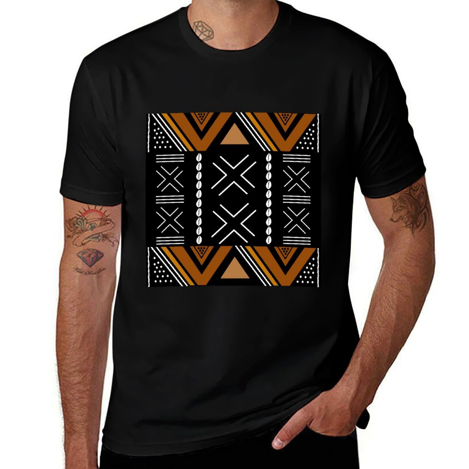 African Mud Cloth Bogolan Desi - Mudcloth Print Top review and price