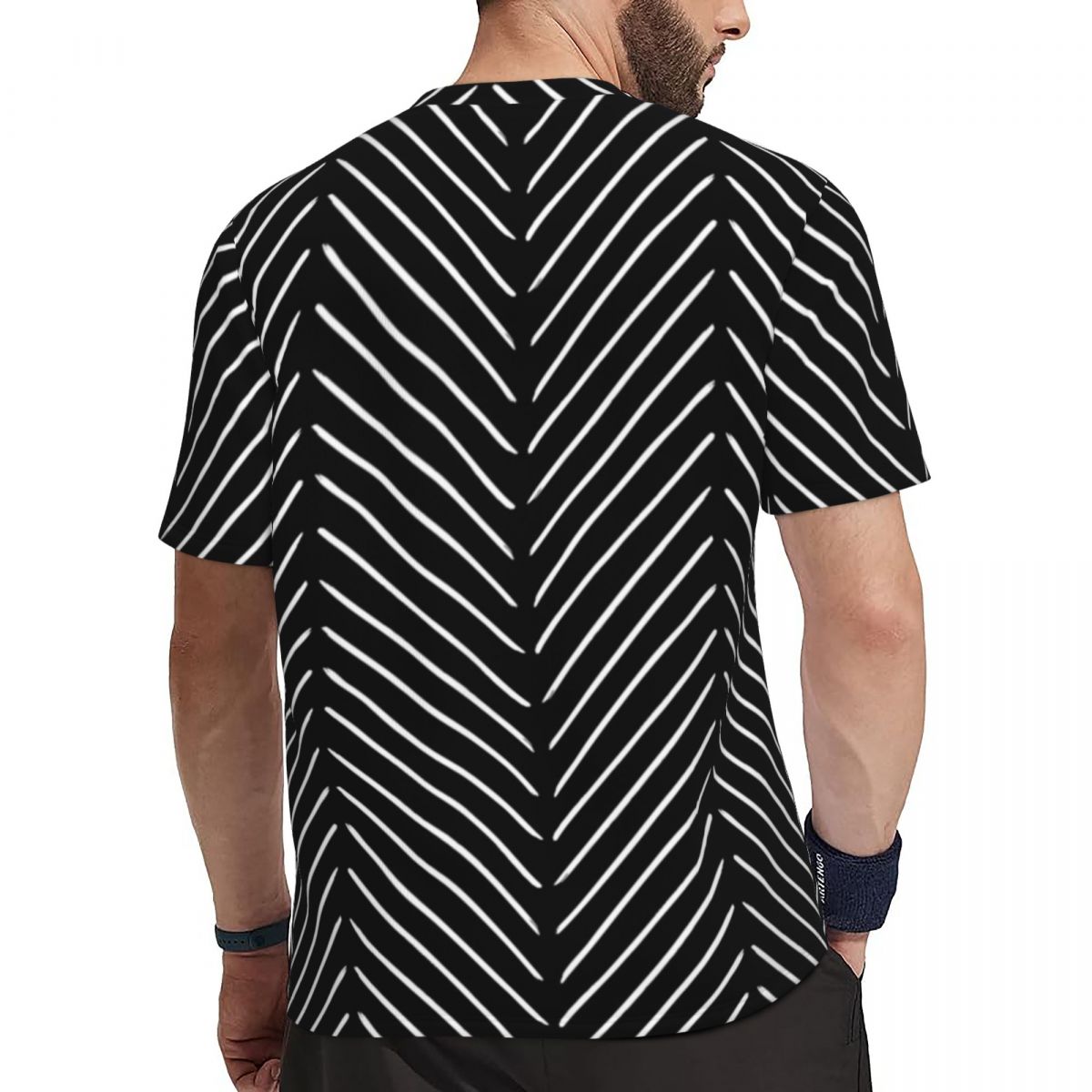 Sportswear T-Shirt Male Retro  - Mudcloth Print Top review and price