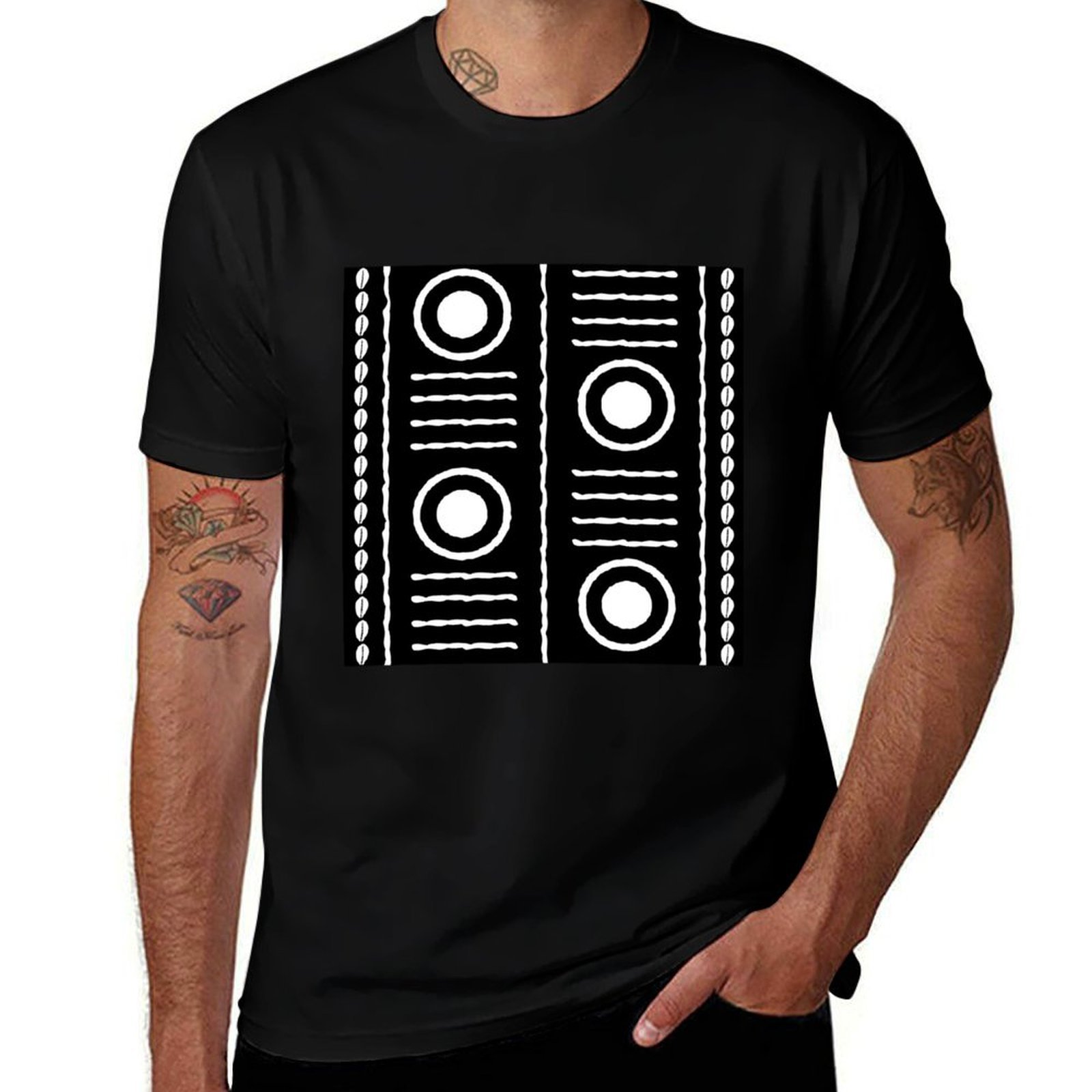 Traditional African Mud Cloth  - Mudcloth Print Top review and price