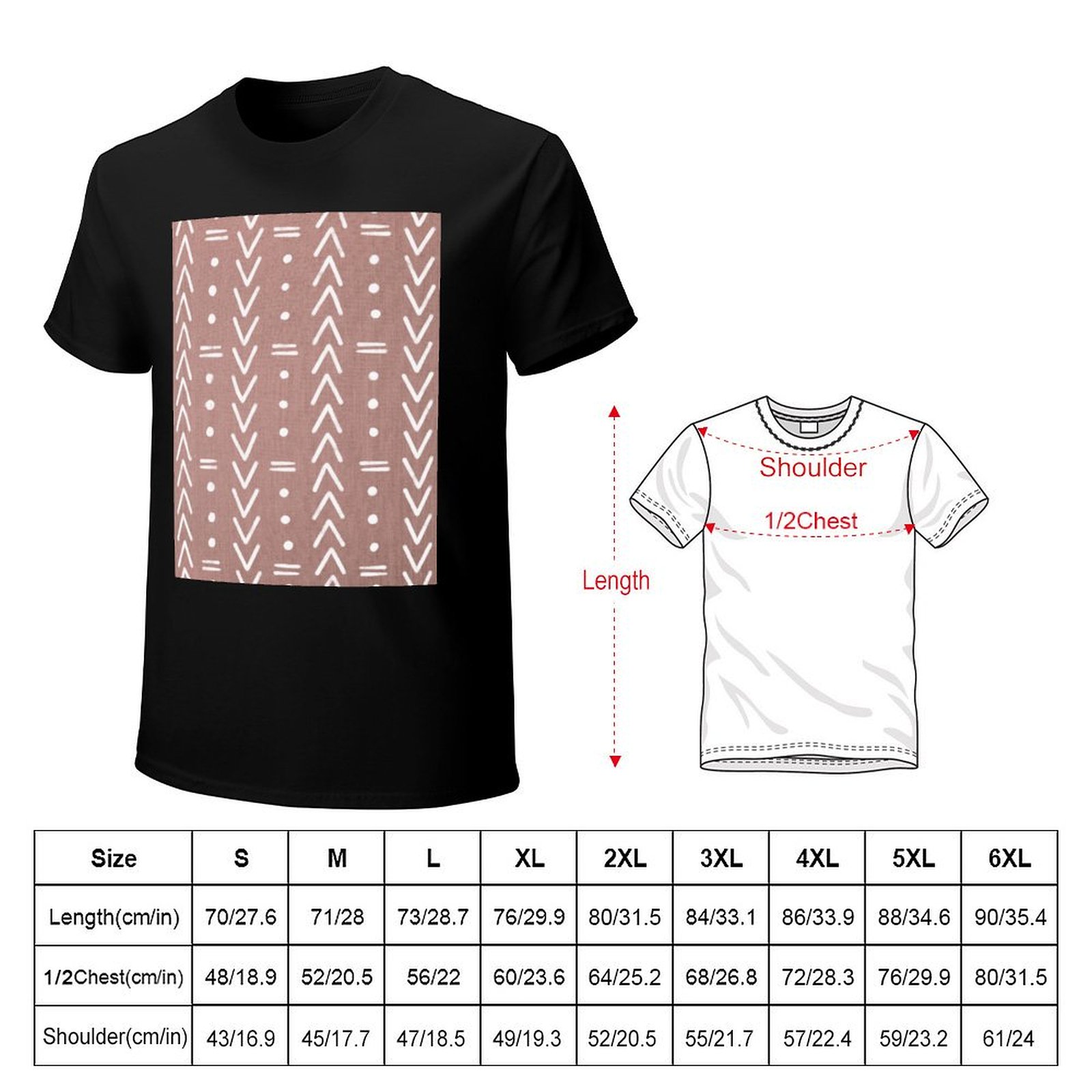 Mudcloth White Geometric Shape - Mudcloth Print Top review and price