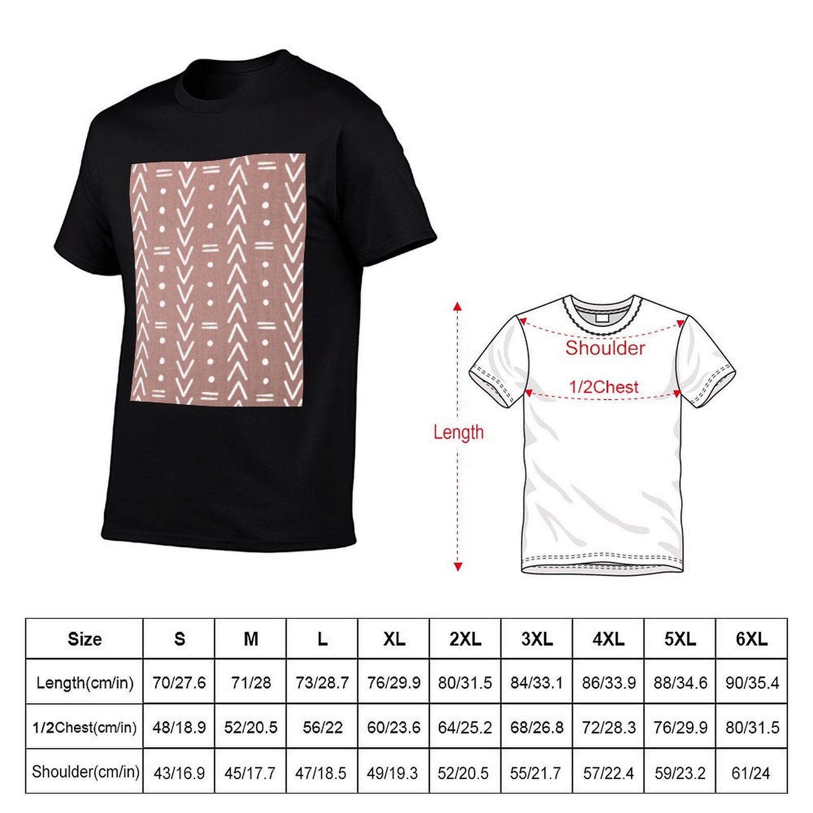 Mudcloth White Geometric Shape - Mudcloth Print Top review and price