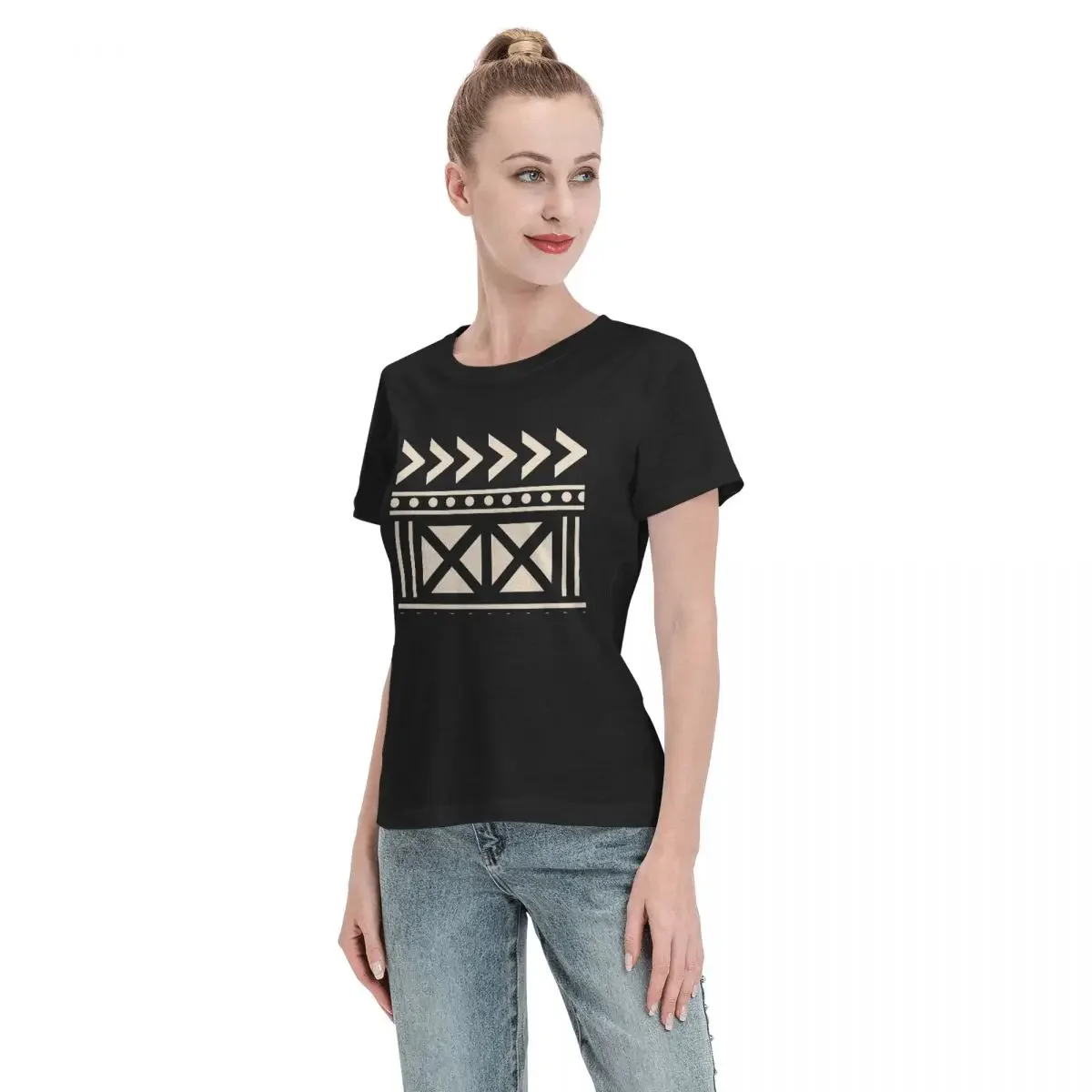 Women T-Shirt African Mud Clot - Mudcloth Print Top review and price