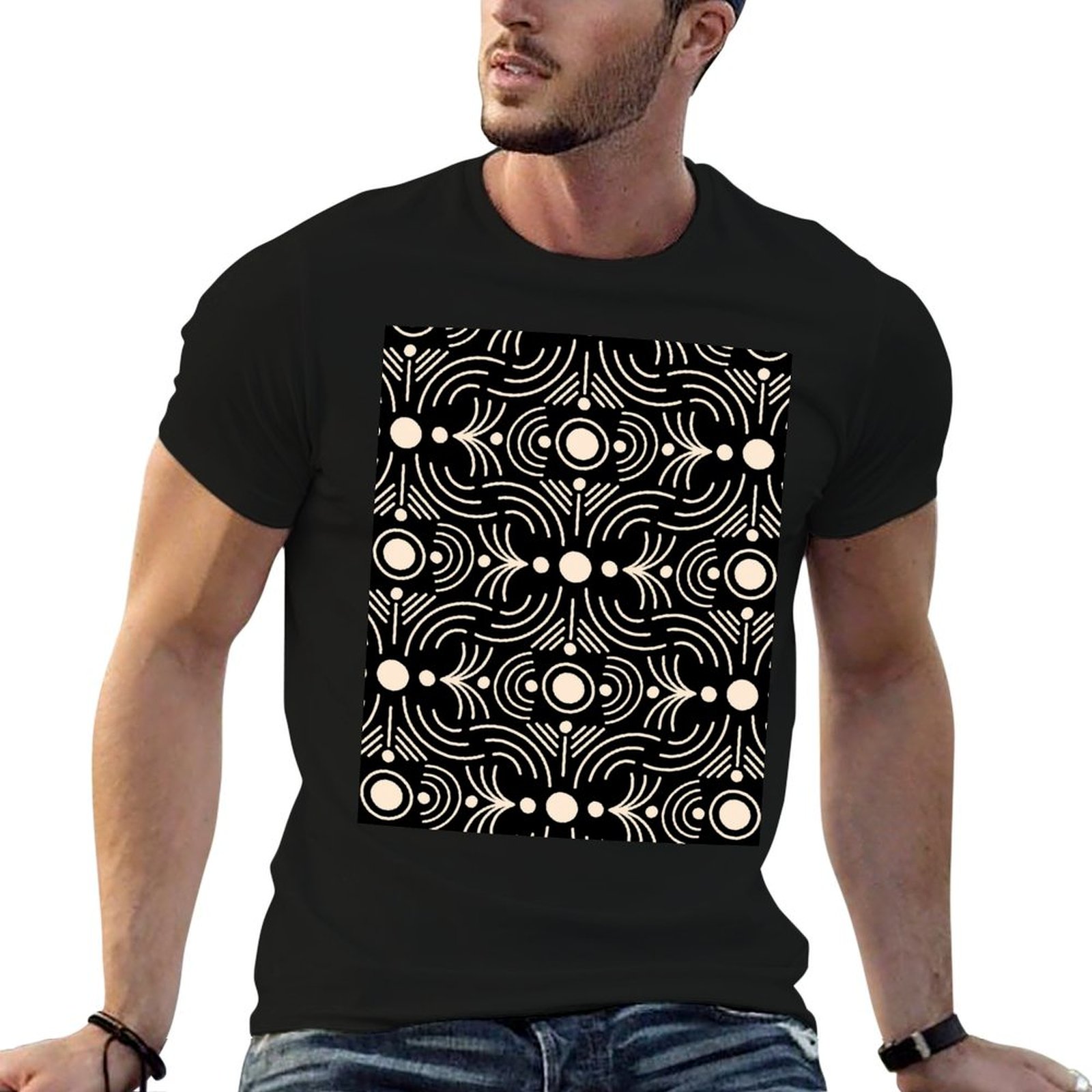 Boho Mud Cloth - Geometric Abs - Mudcloth Print Top review and price