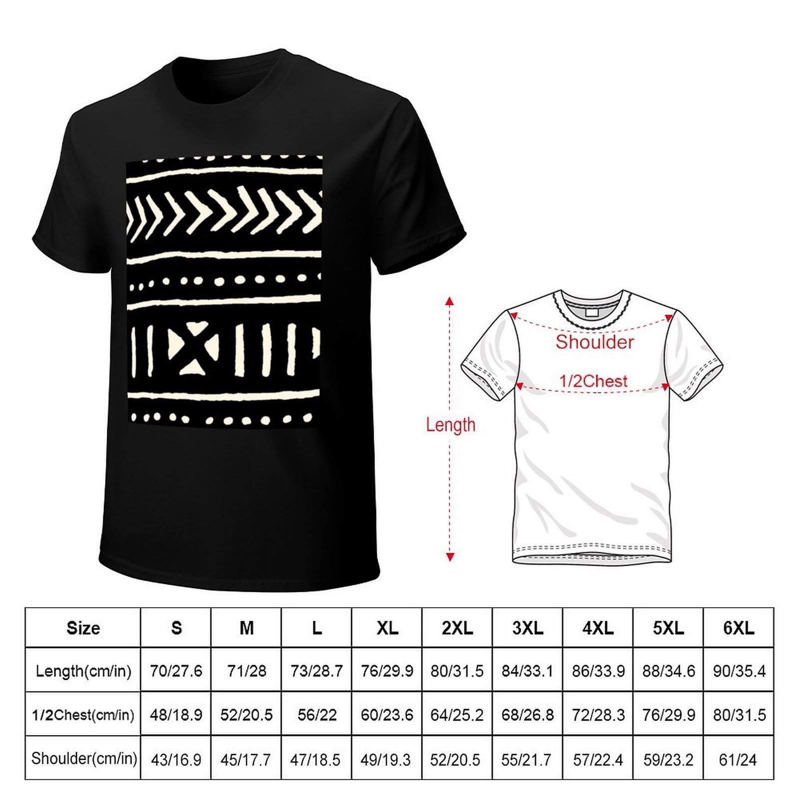 african mud cloth black and wh - Mudcloth Print Top review and price