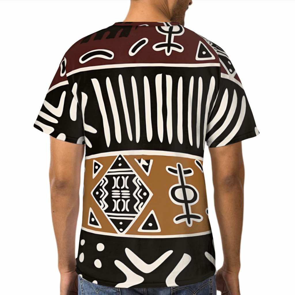Mud Cloth with Elephants 3D Pr - Mudcloth Print Top review and price